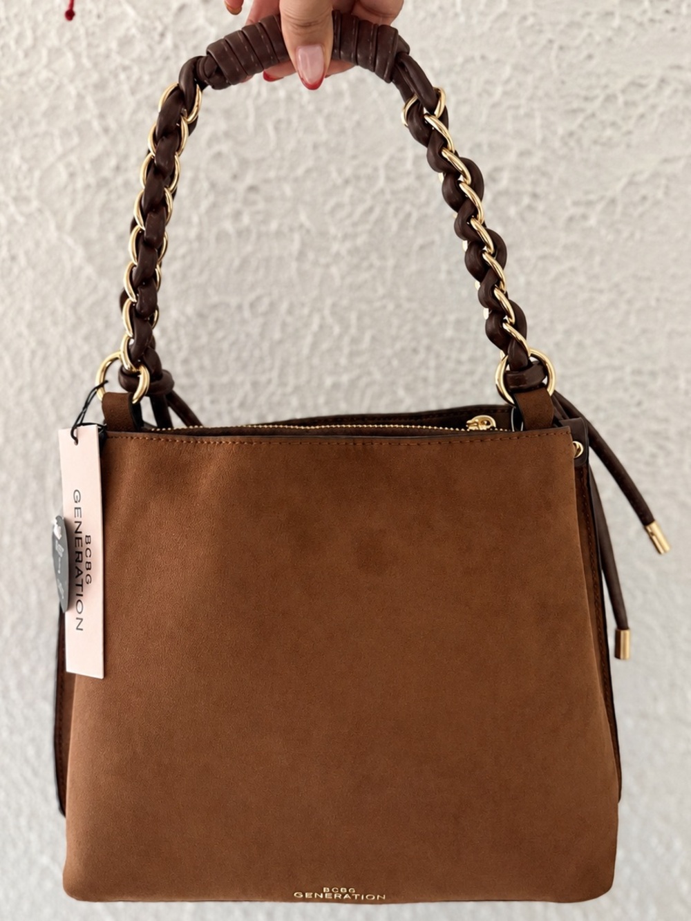 BCBGeneration Brown Crossbody Shoulder Bag NWT